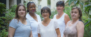 L'équipe du secretariat du Centre de Pathologie Cutanée de la Roquette